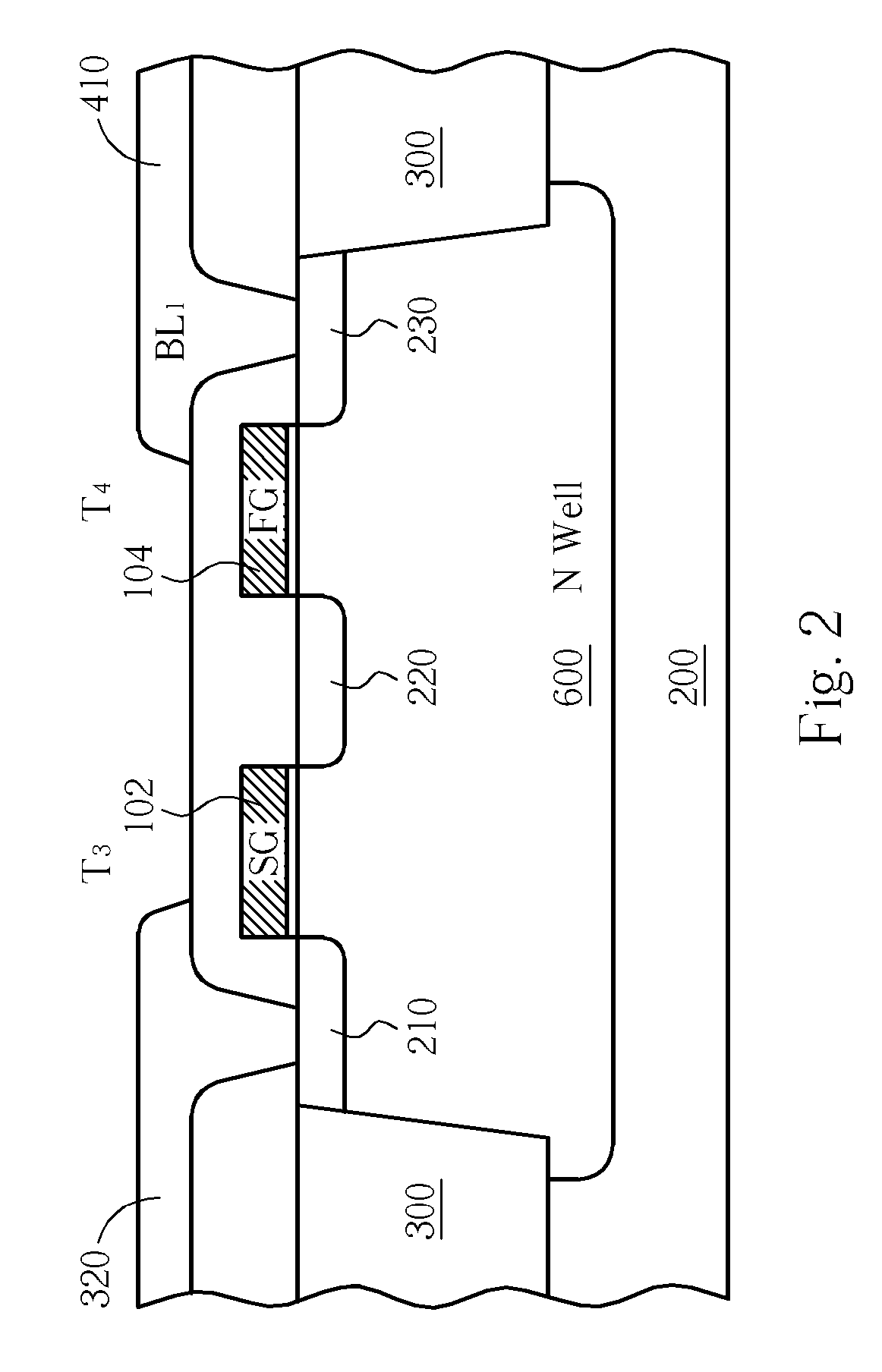 Single poly non-volatile memory