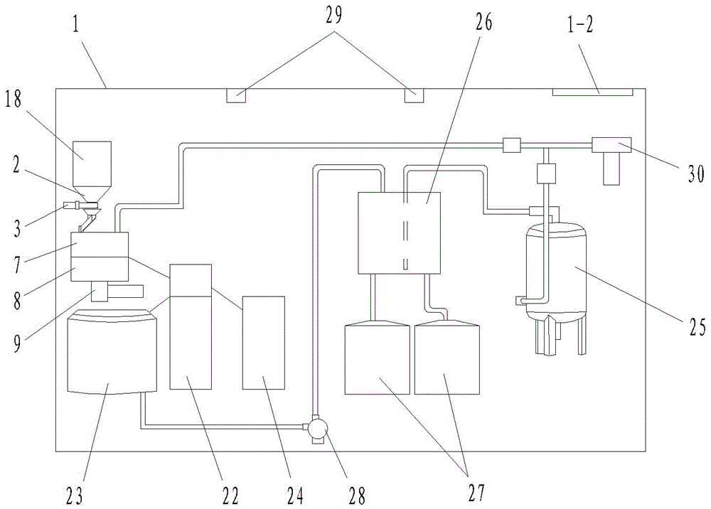 Full-automatic stone mill soybean milk machine