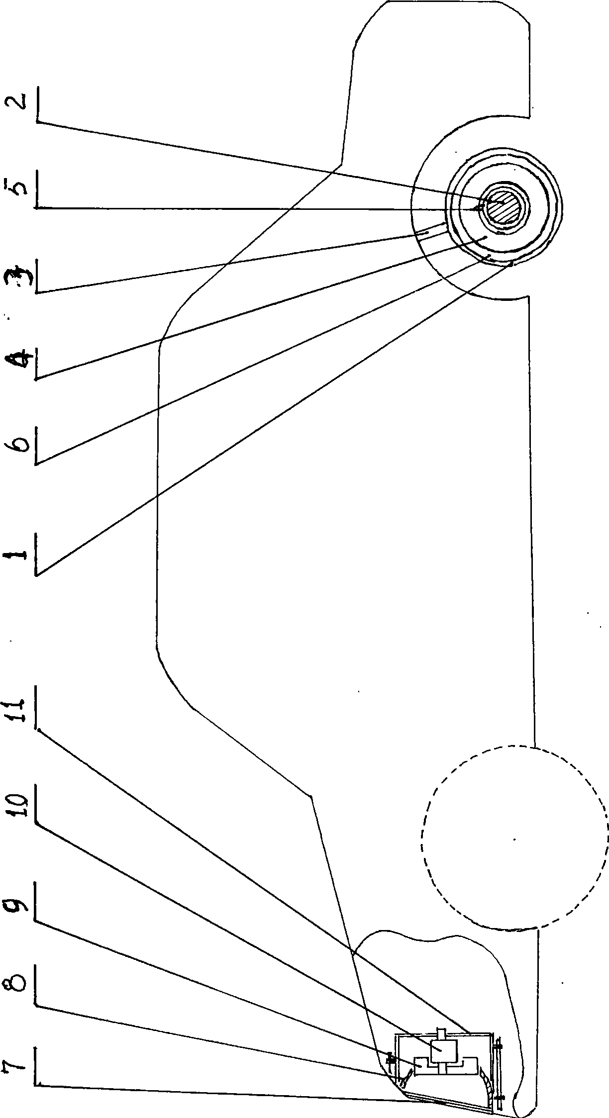 Engine generating set utilizing kinetic energy and wind energy