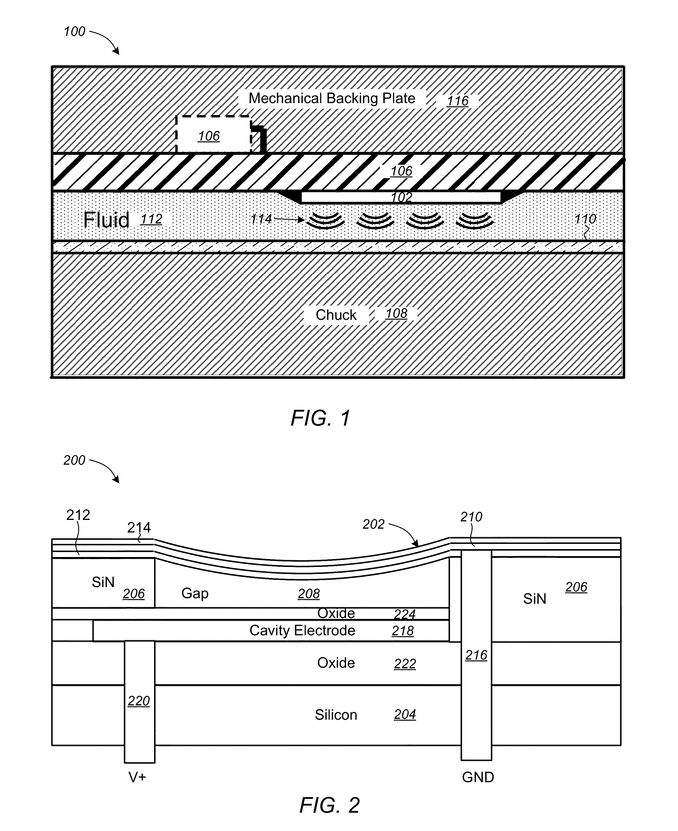 Microelectromechanical system megasonic transducer