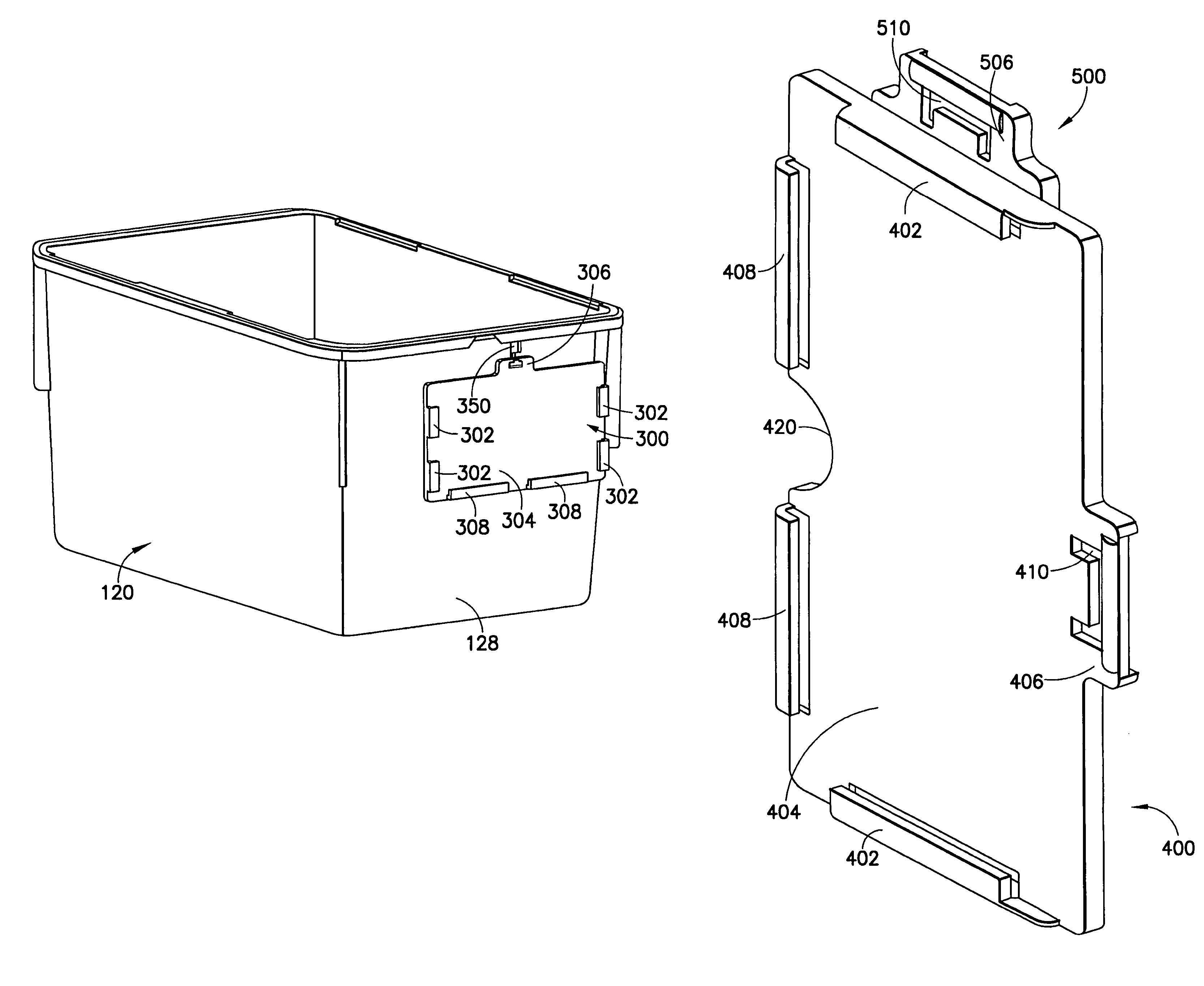 Card holder for an animal cage