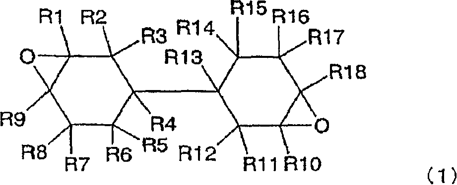 Thermosetting epoxy resin composition and transparent material