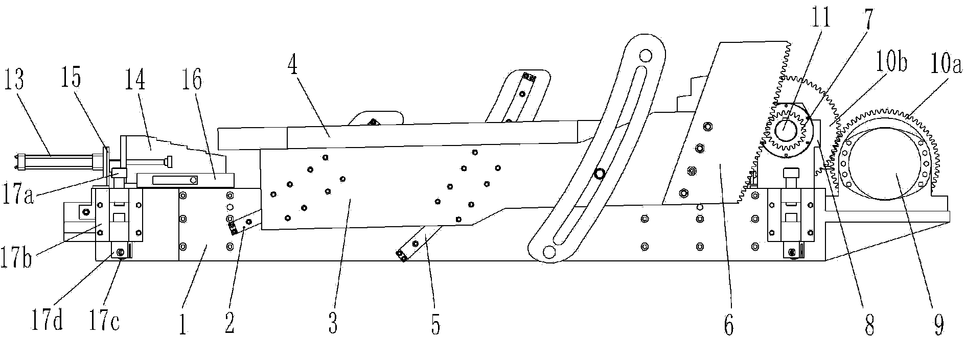 Variable attack angel apparatus for wind tunnel test of aircraft engine model