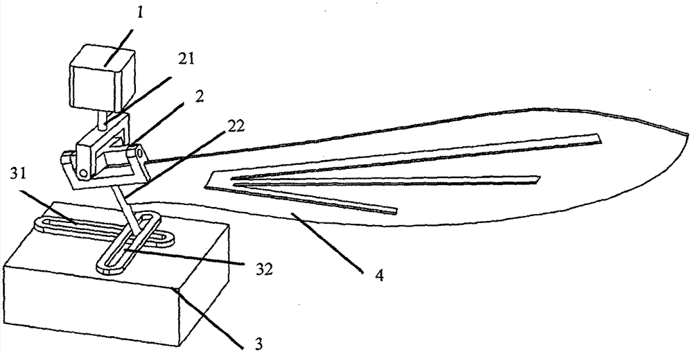 Wing driving mechanism of a flapping wing aircraft