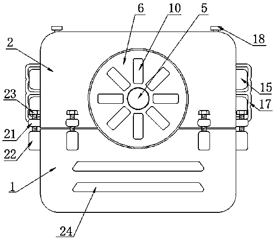 Permanent magnet motor for new energy automobile