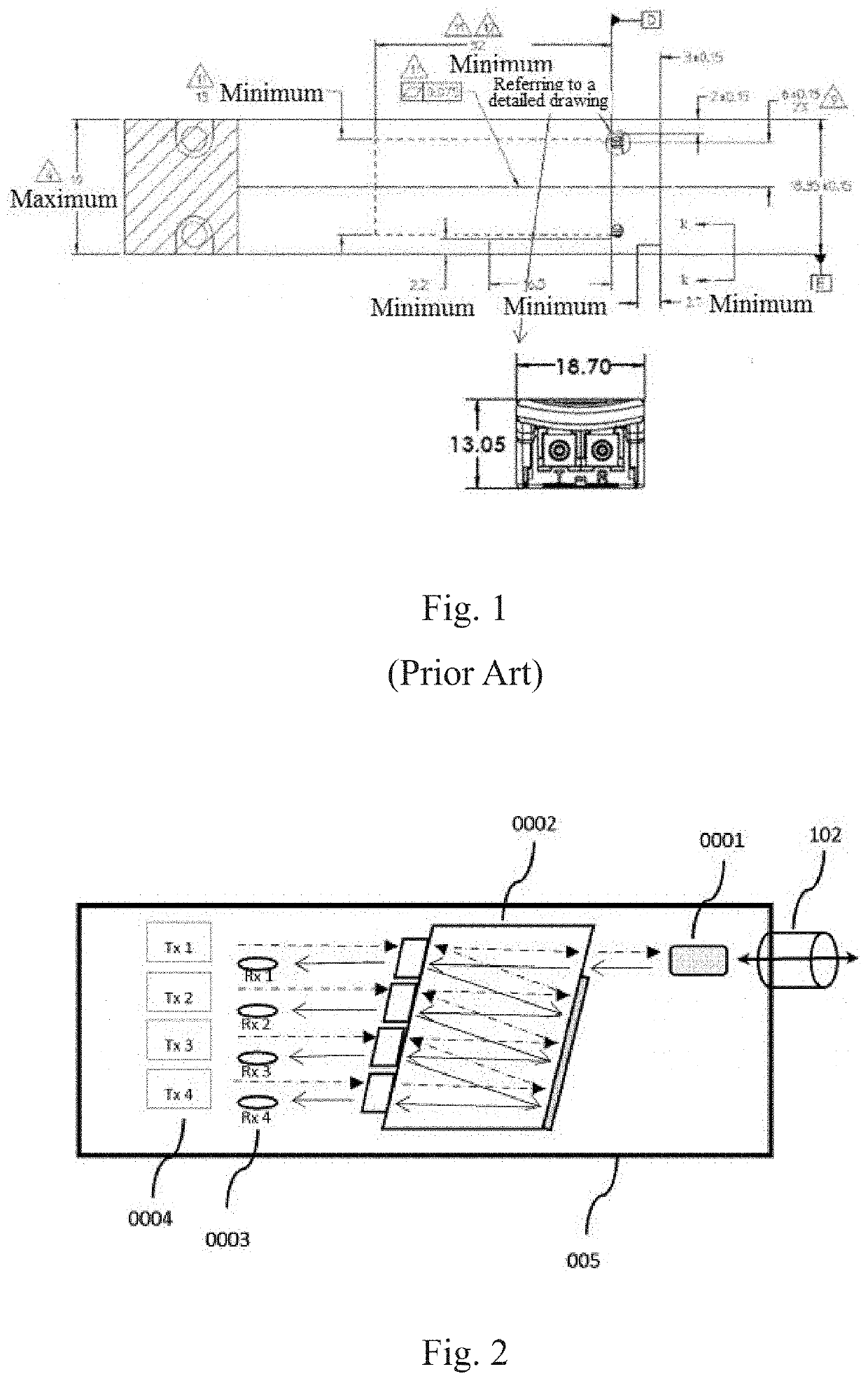 Transceiver with multi-wavelength coexistence