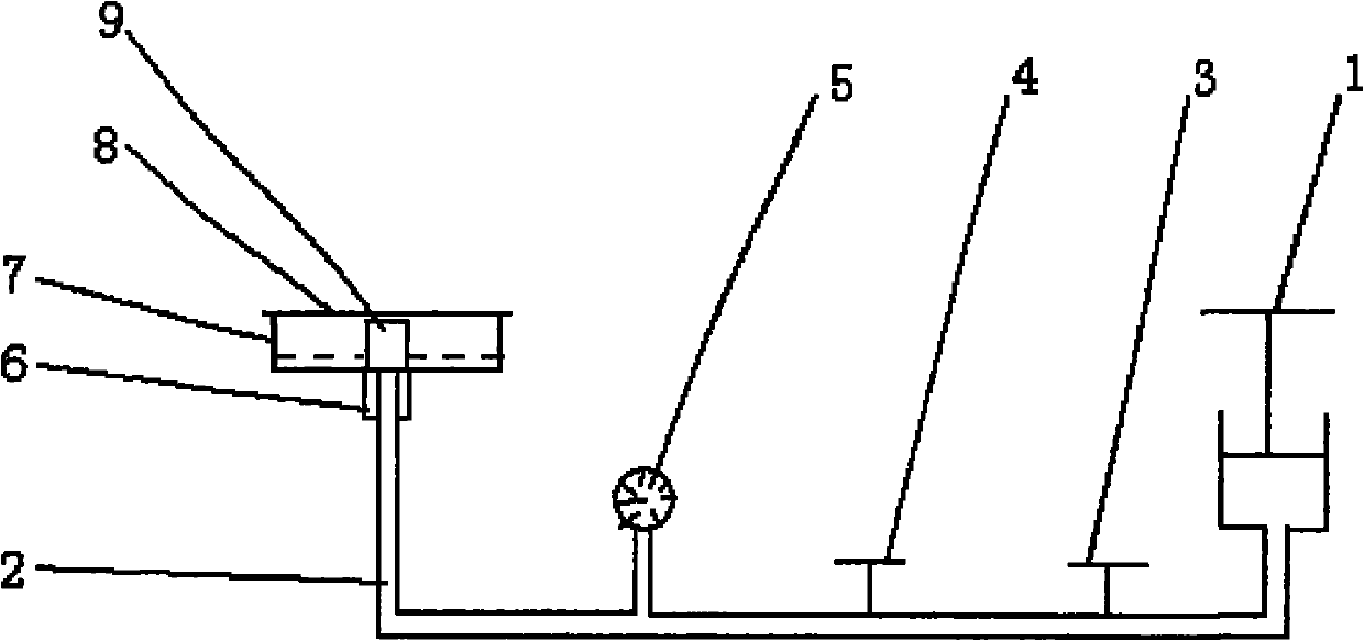 Method for testing opening and closing pressure of gum cap of safety valve of lead-acid accumulator and special testing device thereof