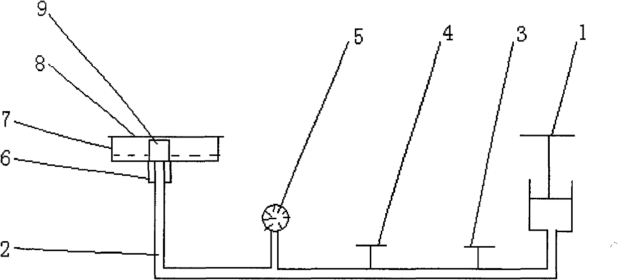 Method for testing opening and closing pressure of gum cap of safety valve of lead-acid accumulator and special testing device thereof