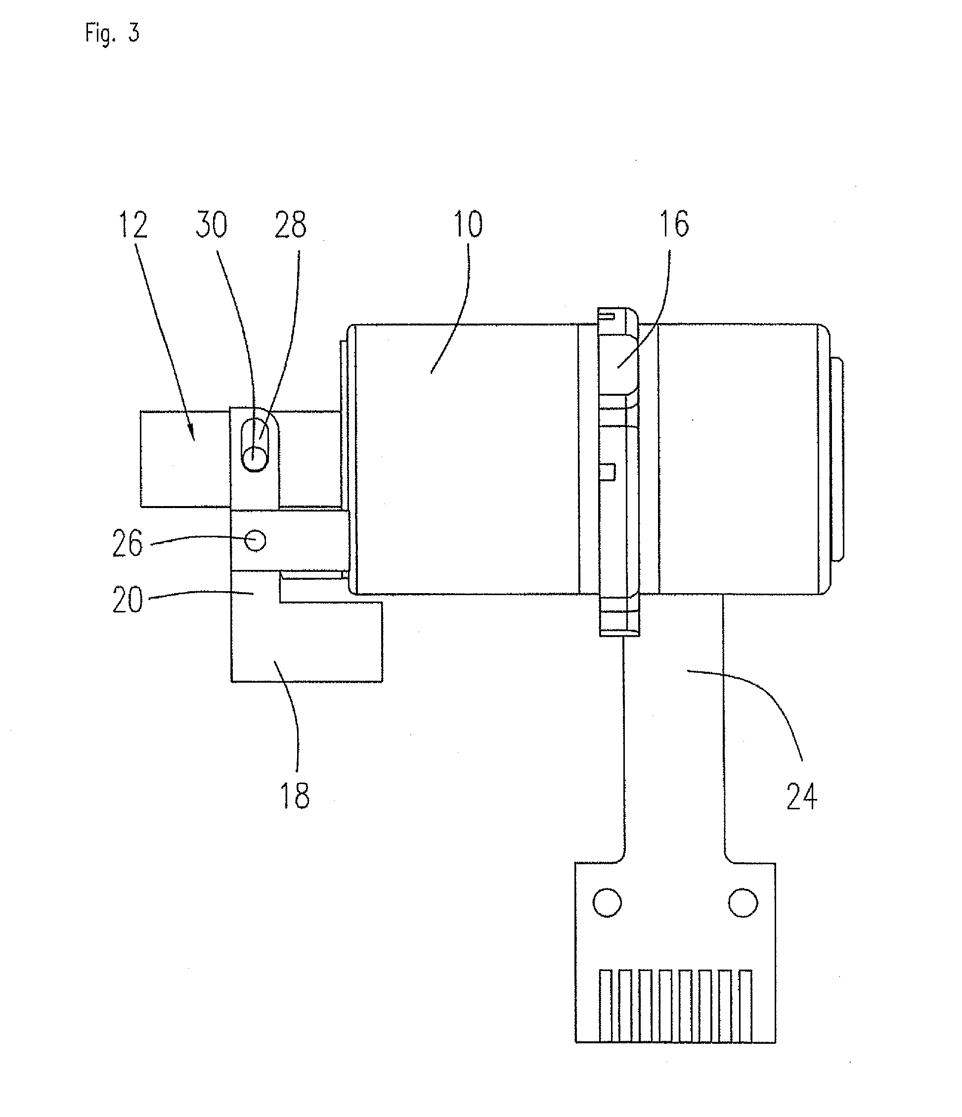 Linear drive having shock compensation