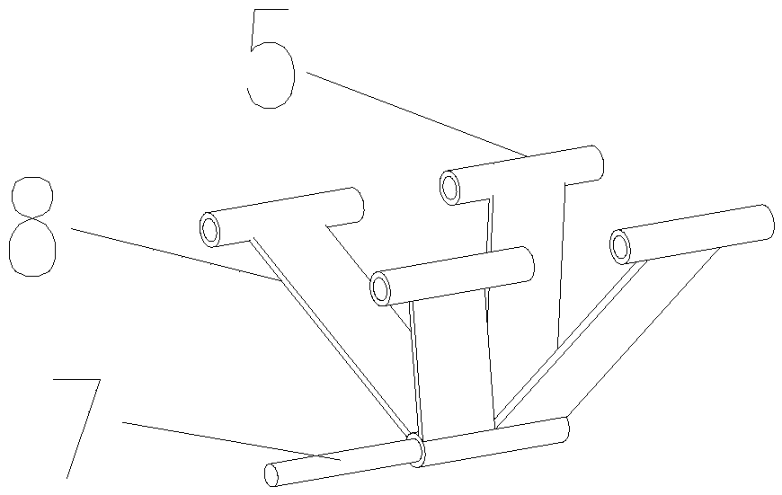 Concrete composite wall prefabricated wallboard combined connecting piece and composite wall preparation method