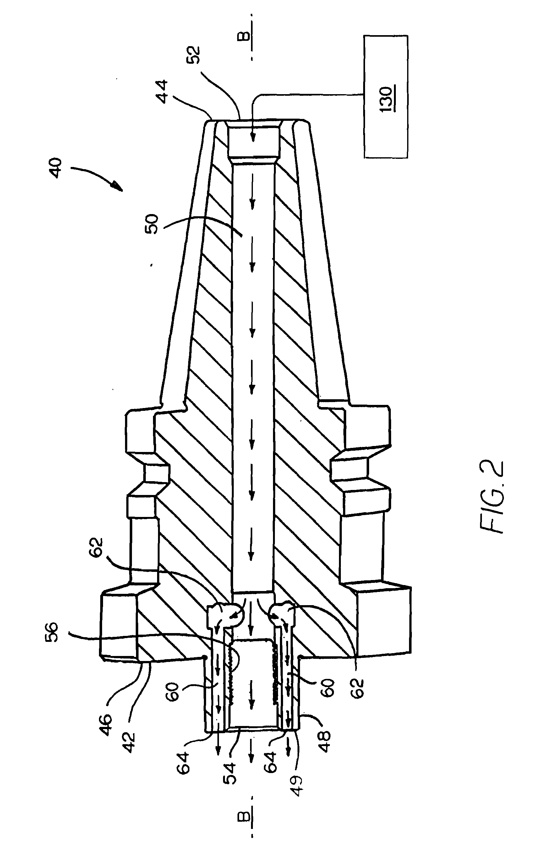 Cutting tool including a locking screw and adapter with coolant delivery