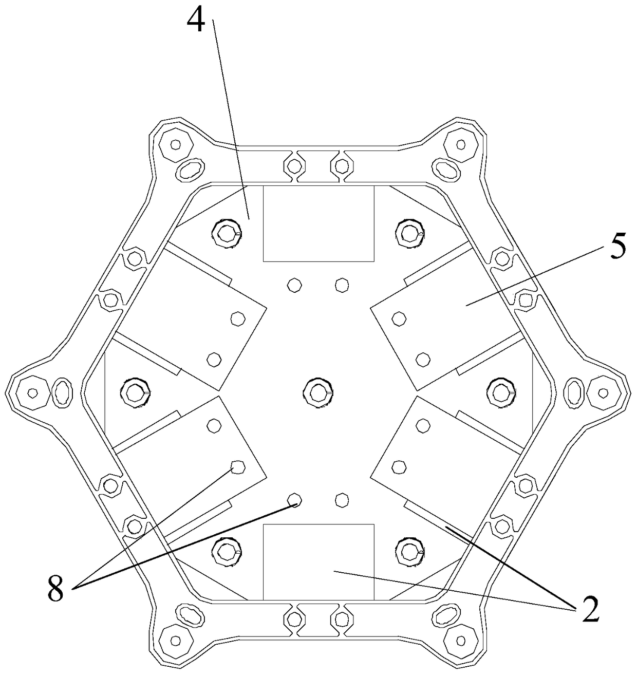 A multi-split wire spoiler dance preventer