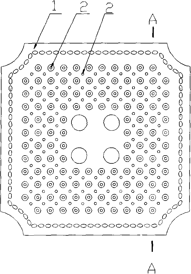 Filtering material filter sheet with micropore and strainer plate and blotter press