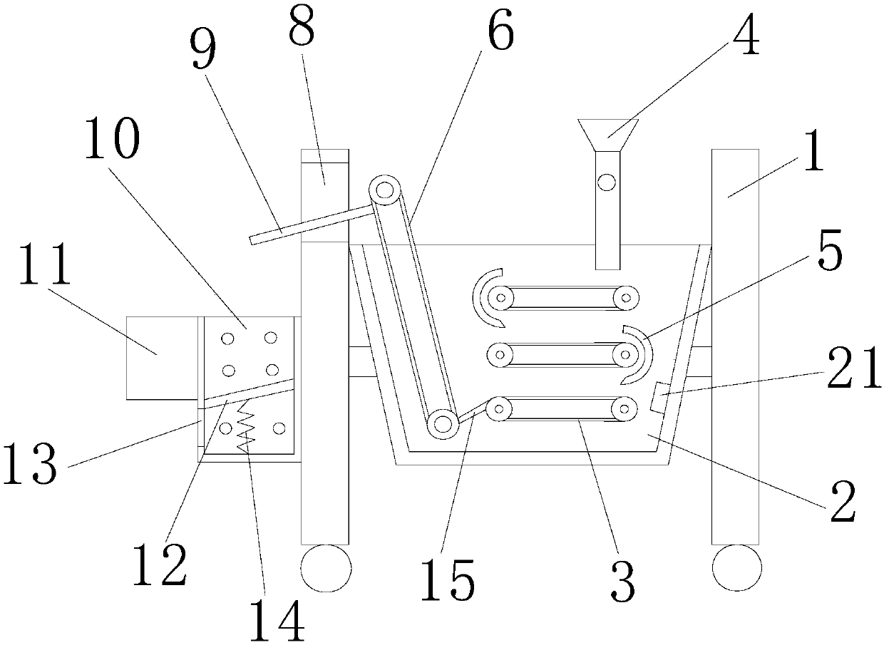 Nut cleaning equipment