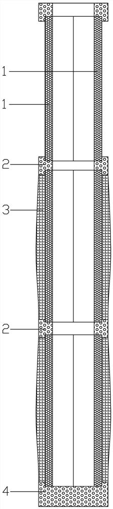 Anchor tensioning device for integrated pipe pile