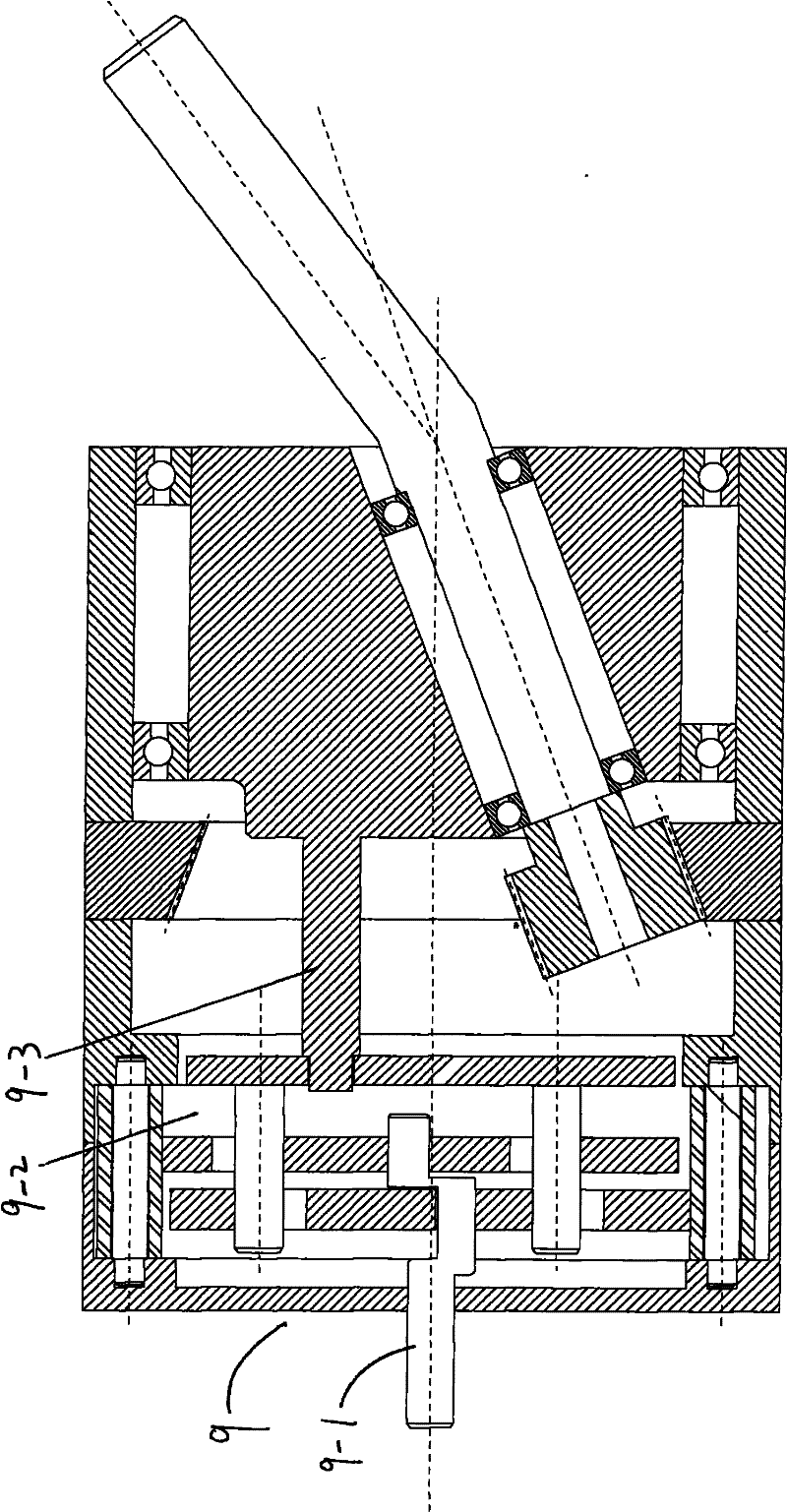 Steering engine swing mechanism with face gear transmission