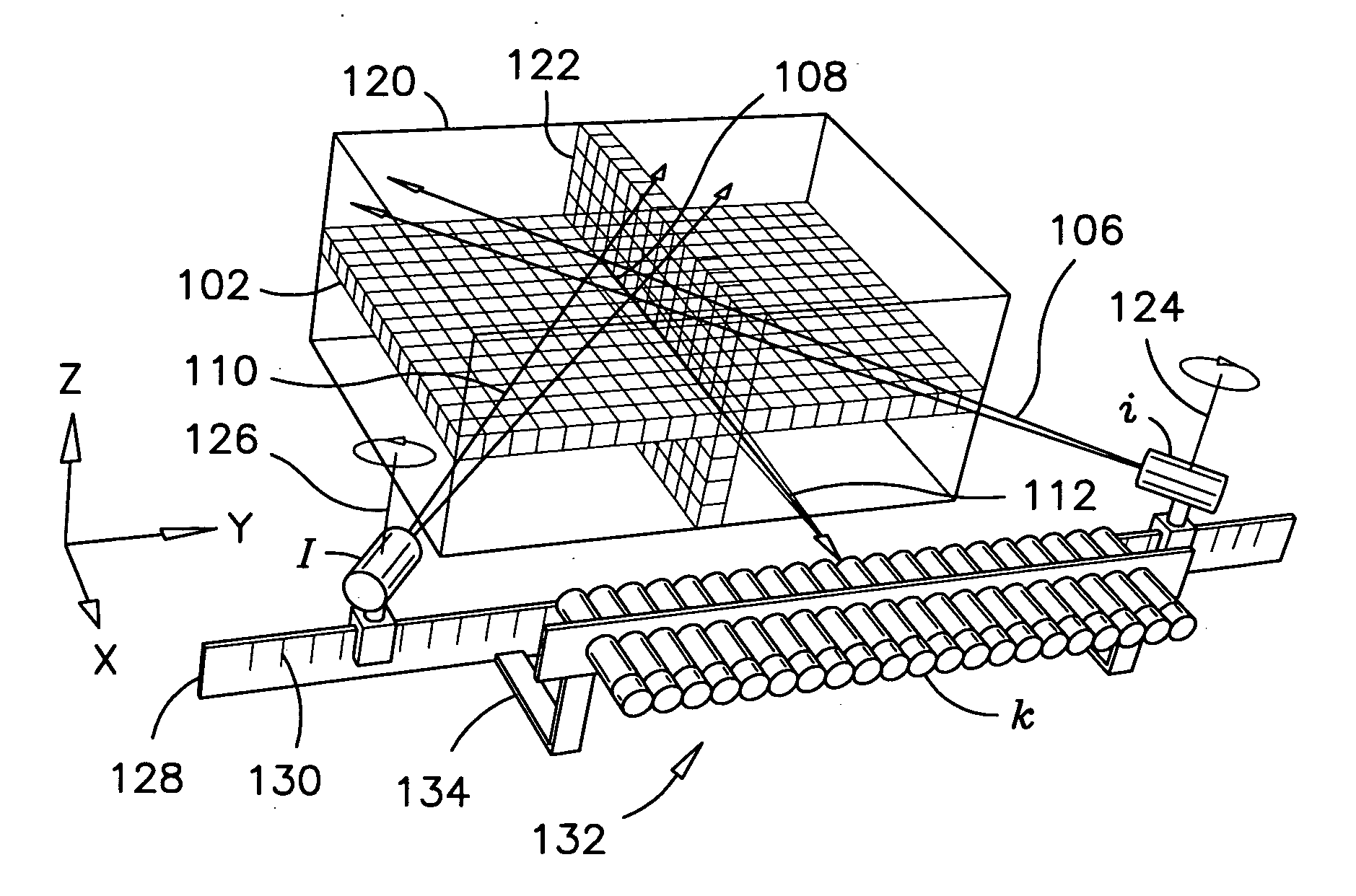 X-ray scatter image reconstruction by balancing of discrepancies between detector responses, and apparatus therefor