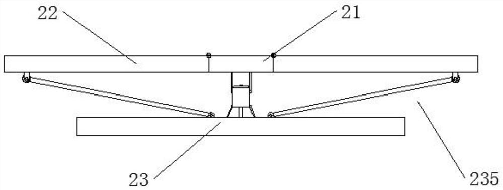 Patient turning-over device for operation nursing