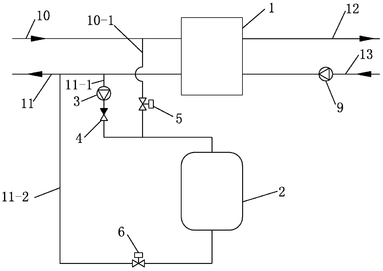 Distributed double-sided joint heat storage device for thermal power station