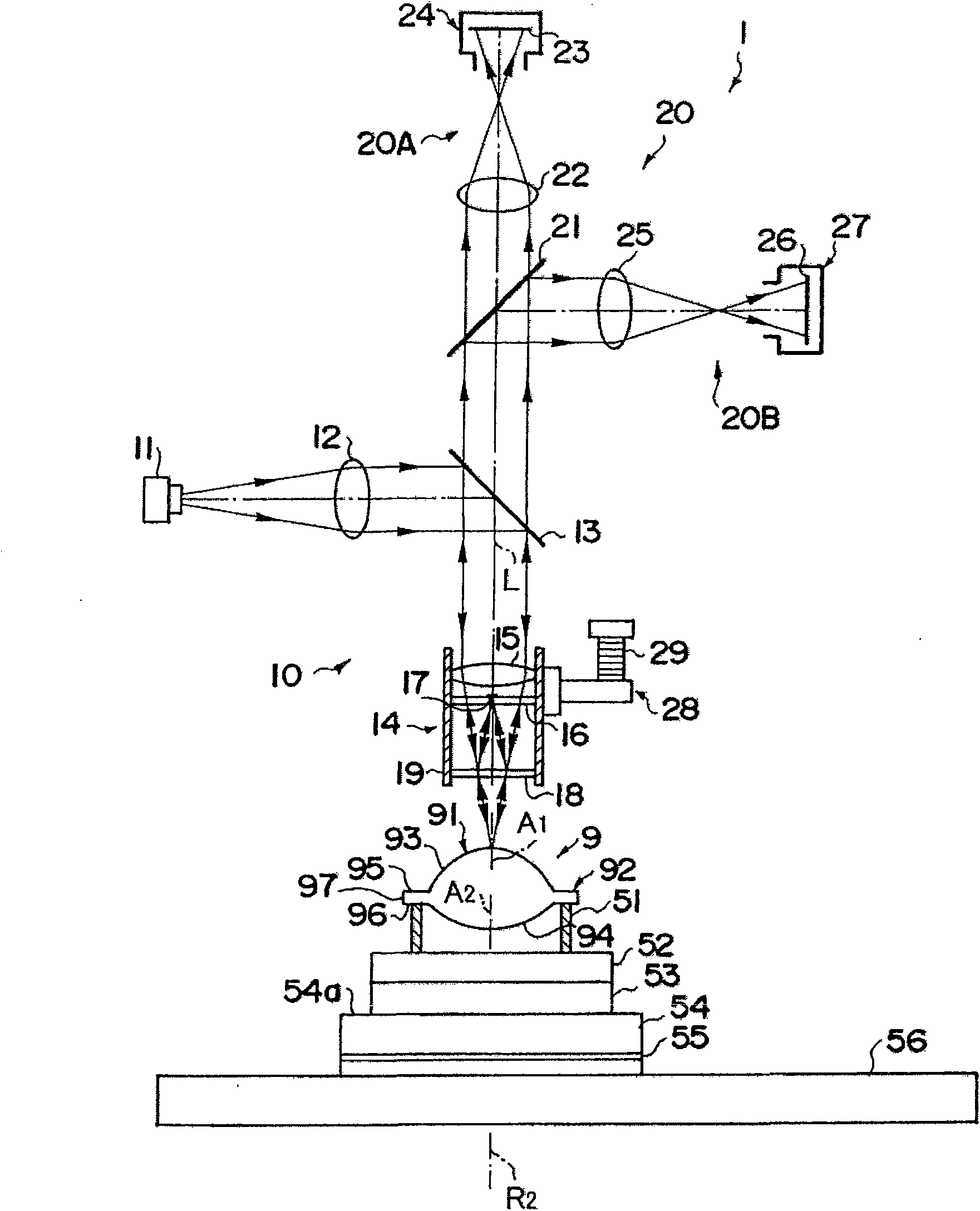 Three-dimensional shape measuring method and device