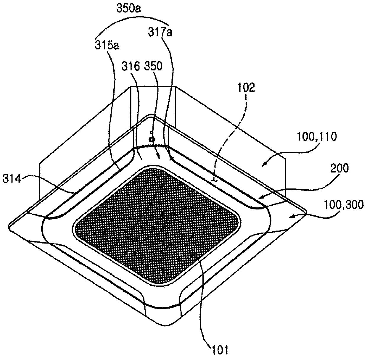 Ceiling type indoor unit of air conditioner