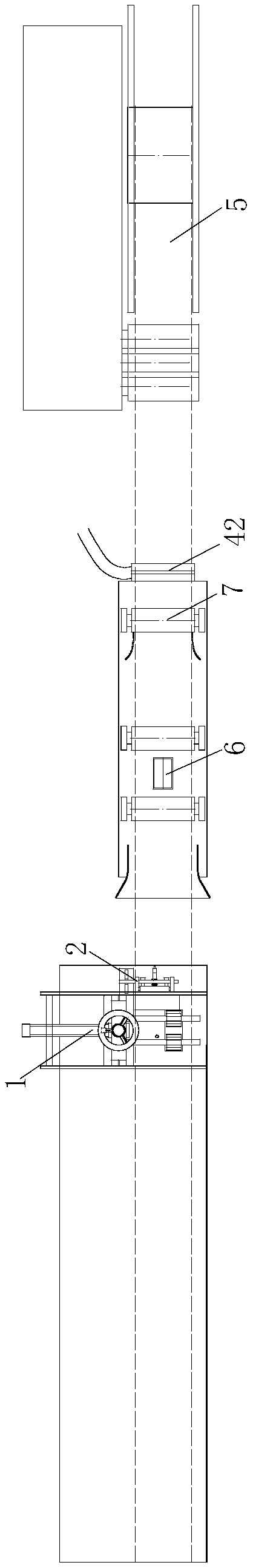 Processing and production method and equipment special for bamboo split rolls