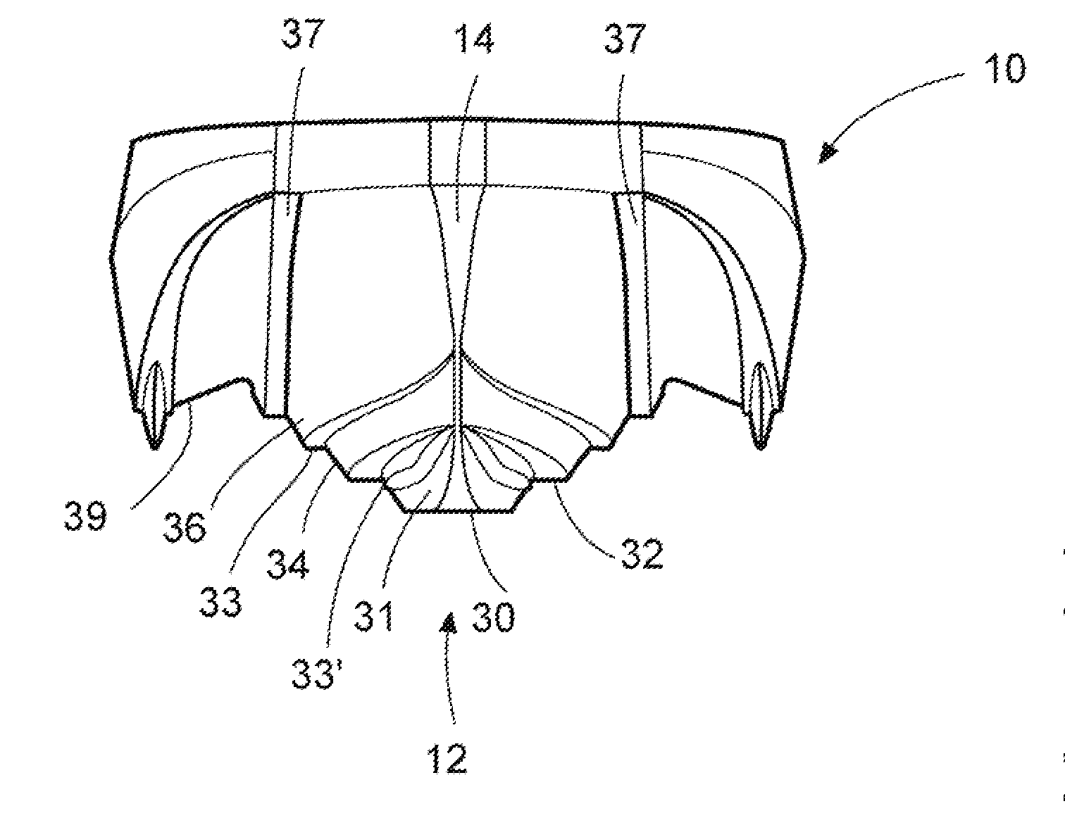 Planing hull for rough seas