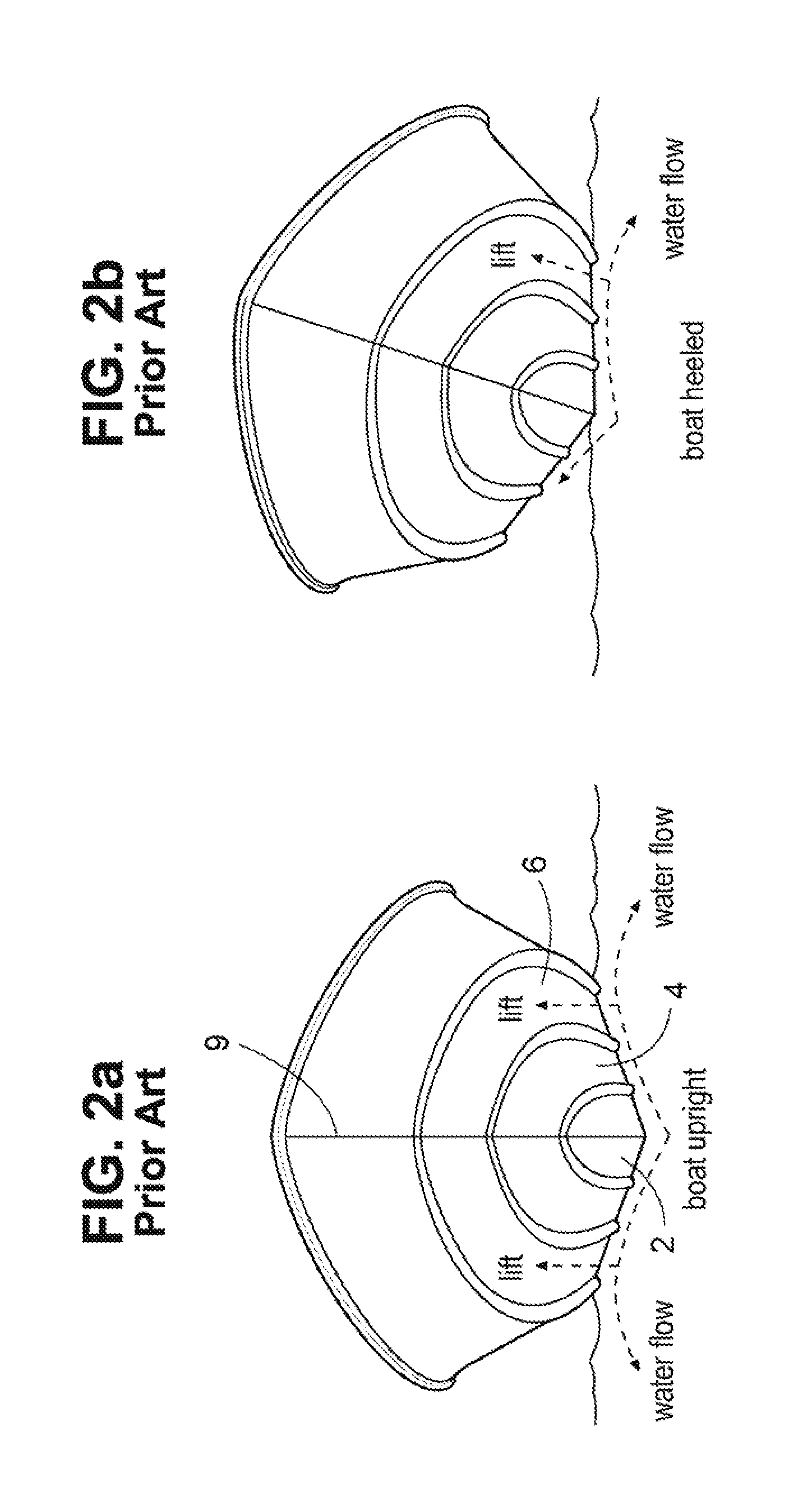 Planing hull for rough seas