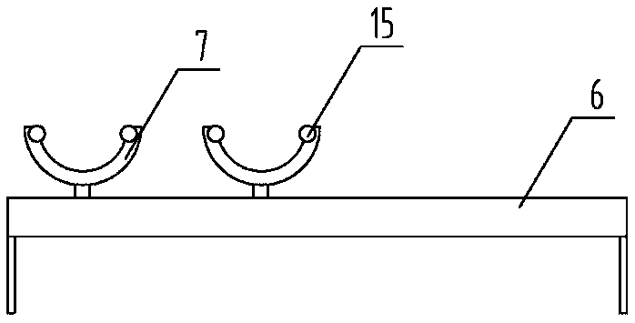 Mold for small-diameter glass reinforced plastic pipeline internal curing production