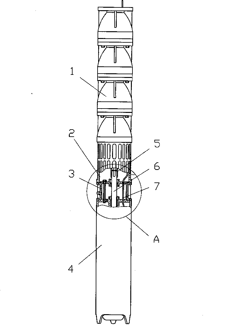 Pressure automatic adjusting device for dive motor