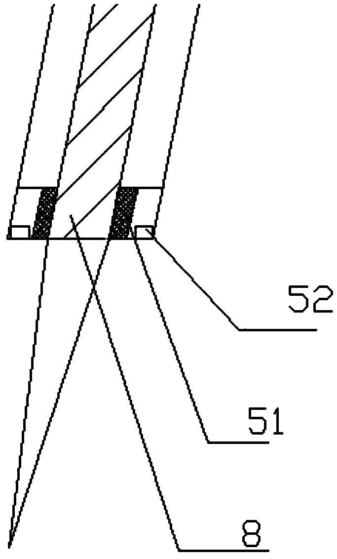 Fixing device for bamboo pile removal machinery