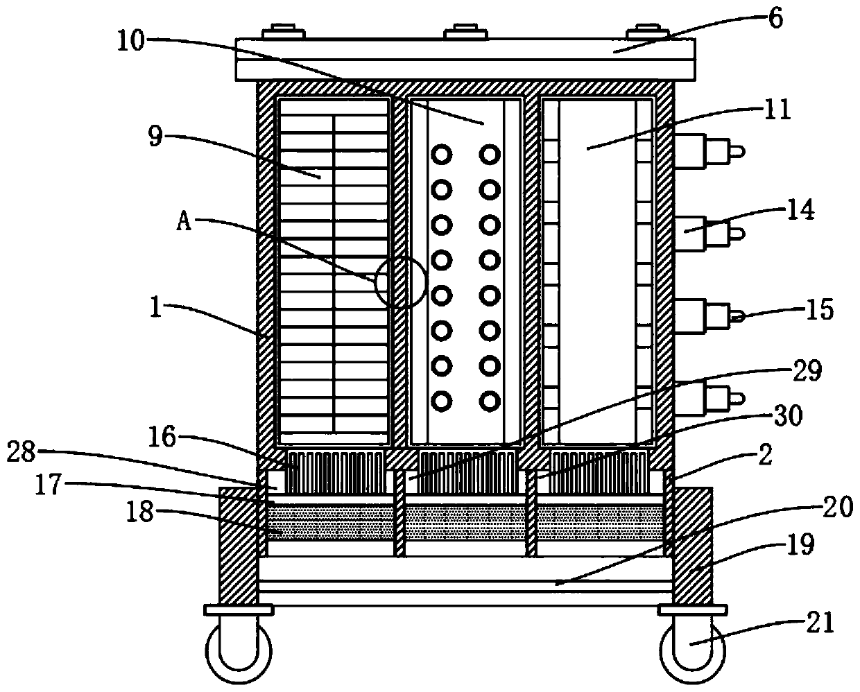 Mining explosion-proof power box