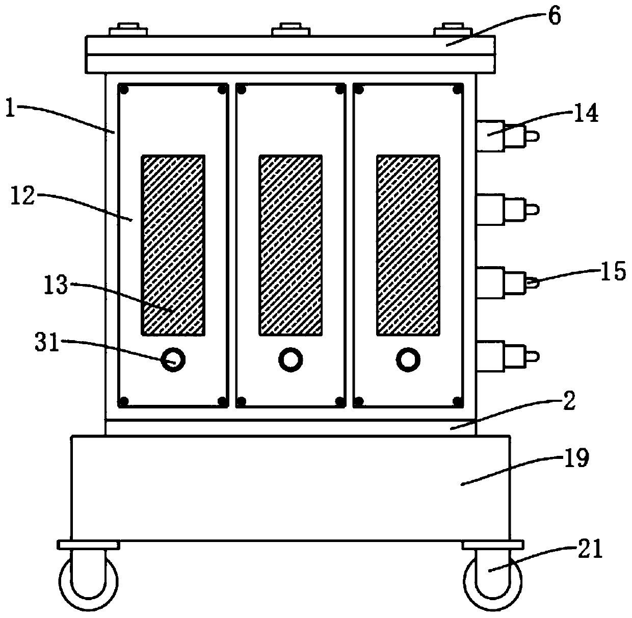 Mining explosion-proof power box