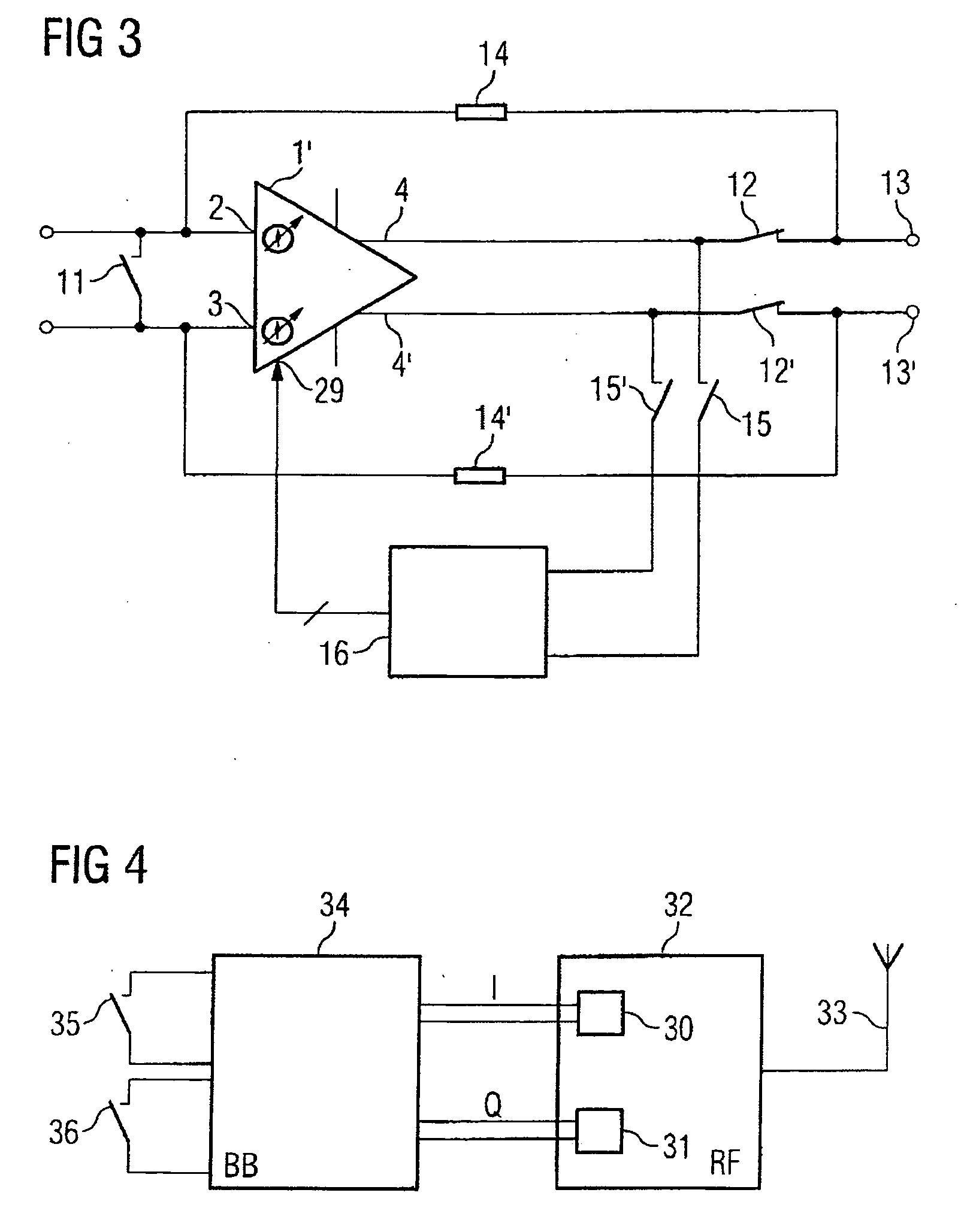 Amplifier arrangement, and method for compensating for an offset