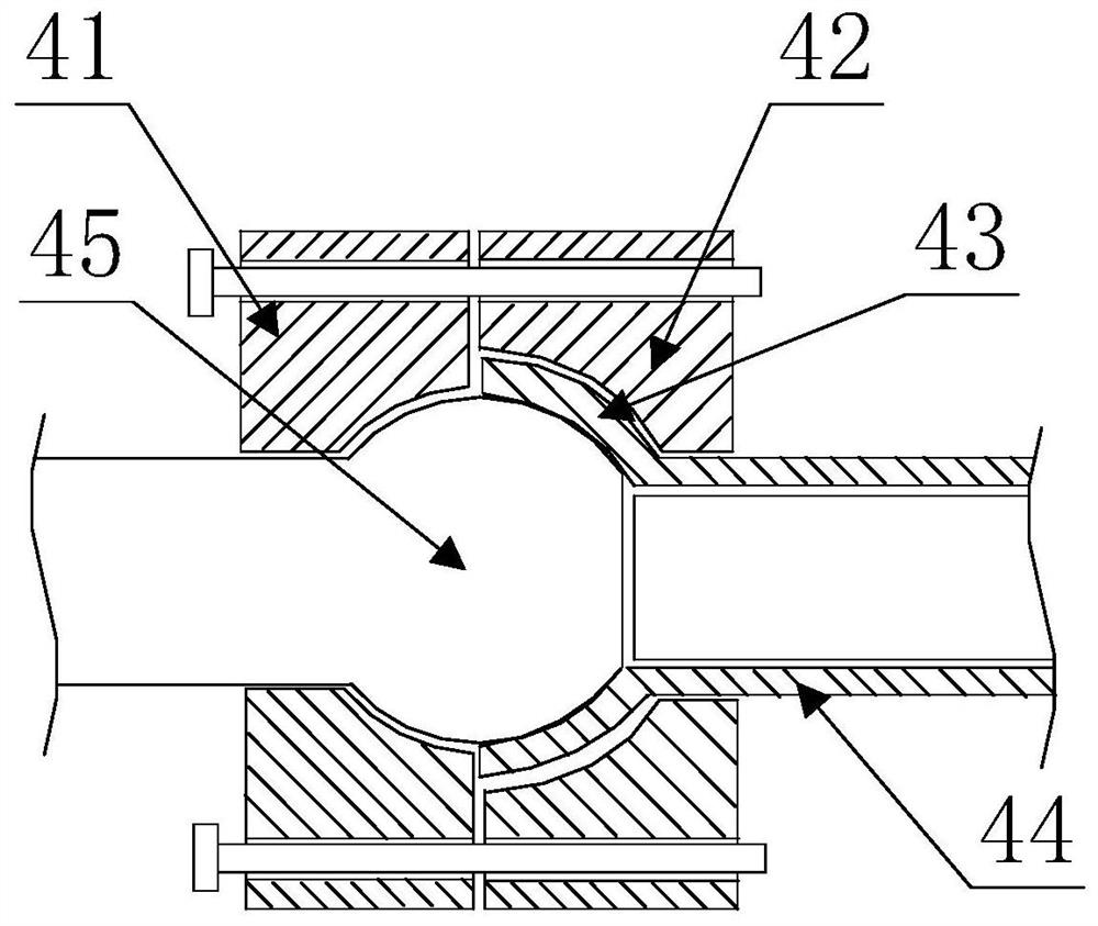 Synchronous sampling device for SO3 and CPM in stationary pollution source flue gas