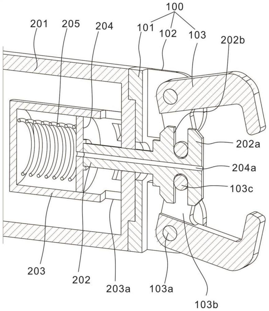 Industrial robot clamping device