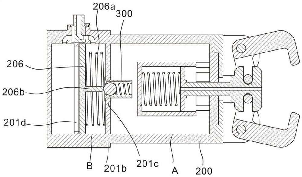 Industrial robot clamping device