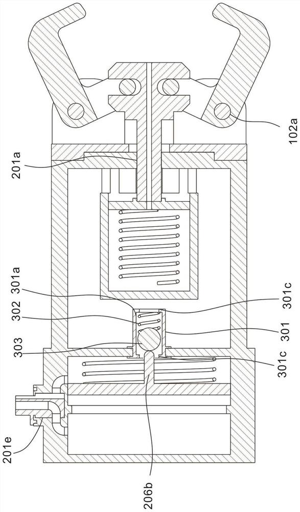 Industrial robot clamping device