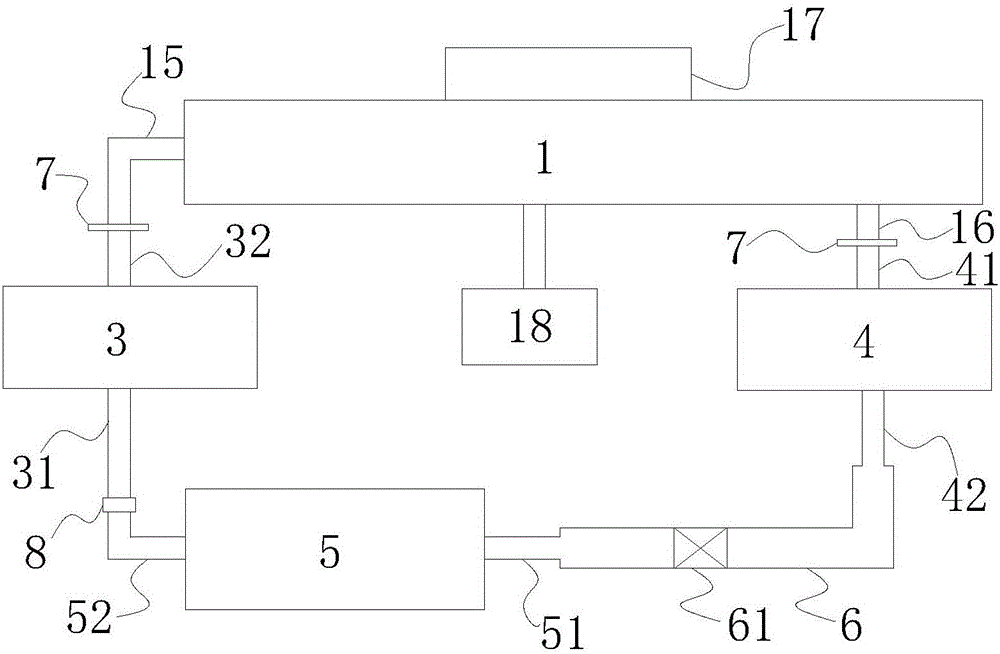 Water purifying circulating system