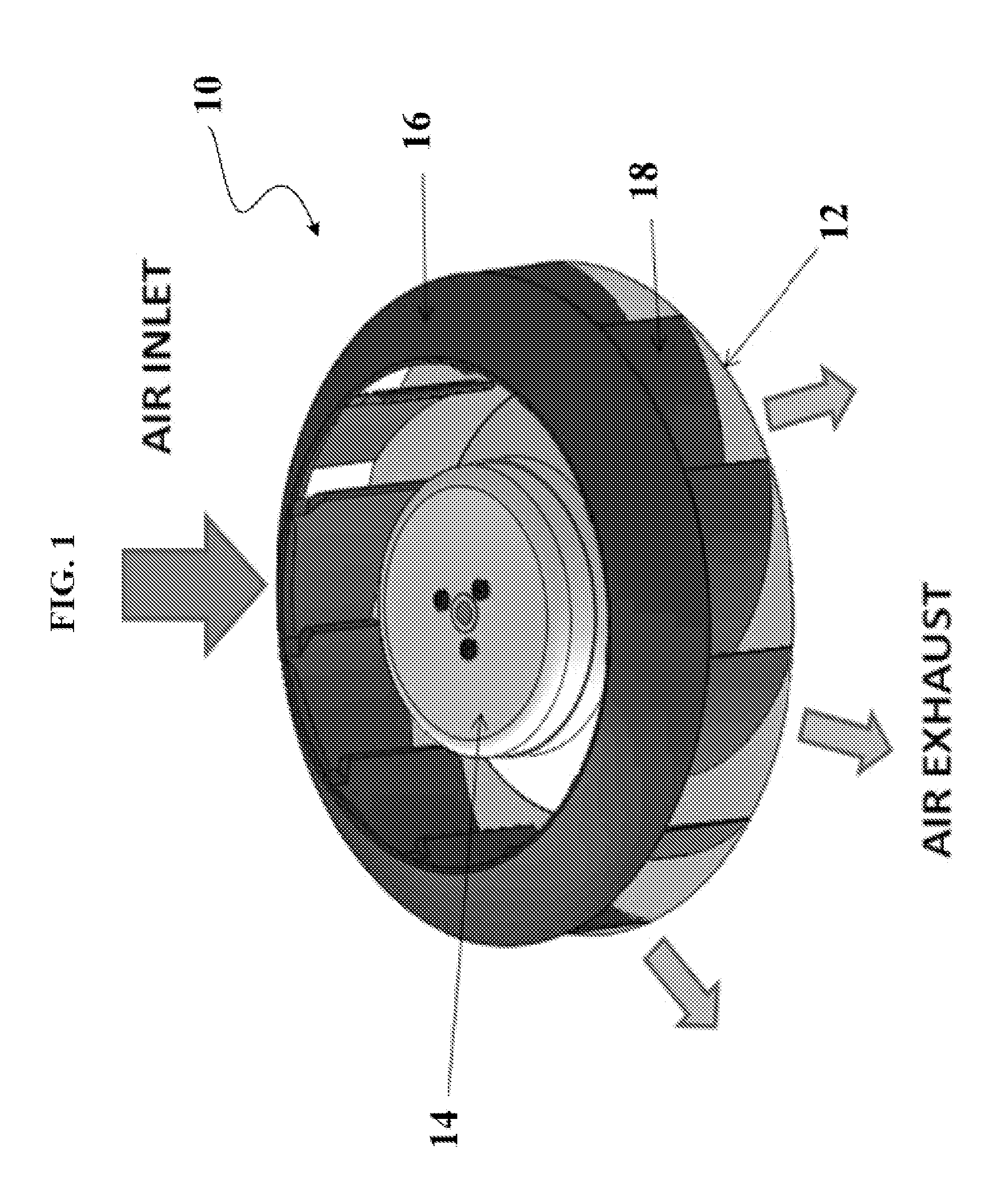 Boundary layer controlled logarithmic spiral blade