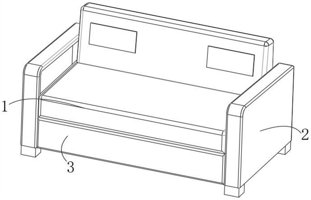 Intelligent temperature control sofa capable of adaptively cooling and heating at room temperature