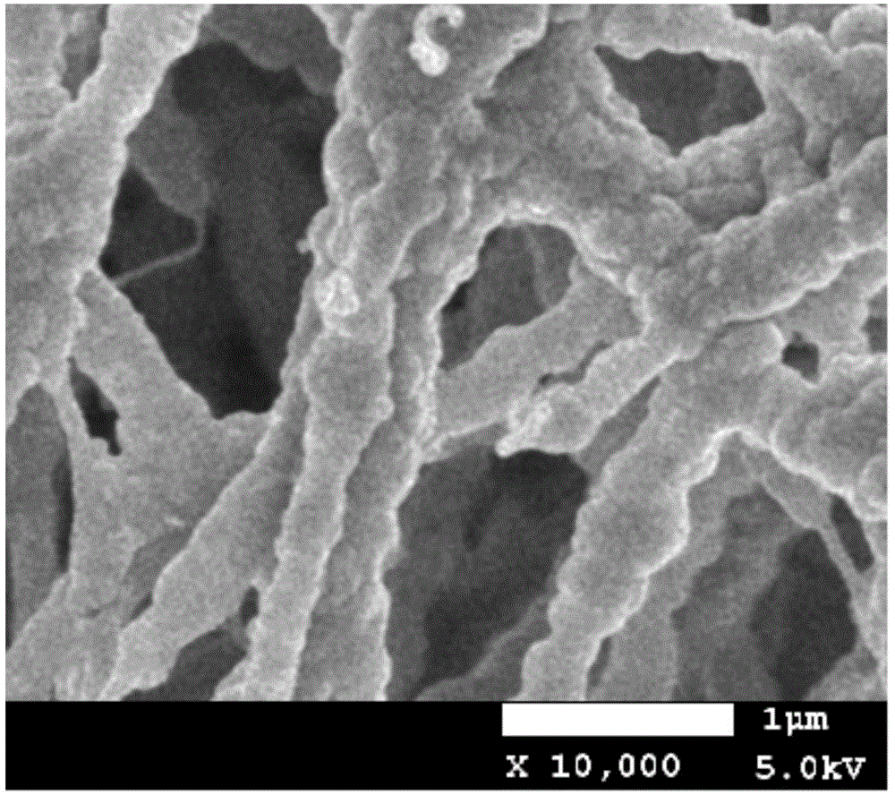 Preparation method of super-hydrophobic polytetrafluoroethylene fiber film