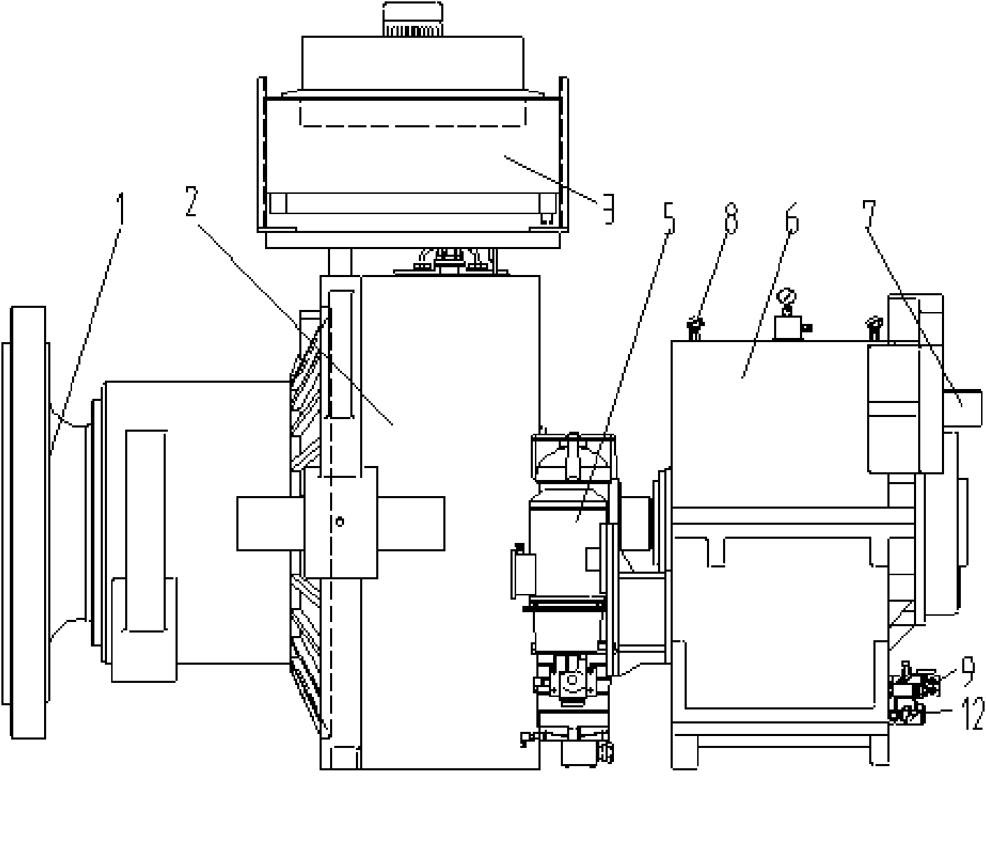 Combined wind power speed increaser