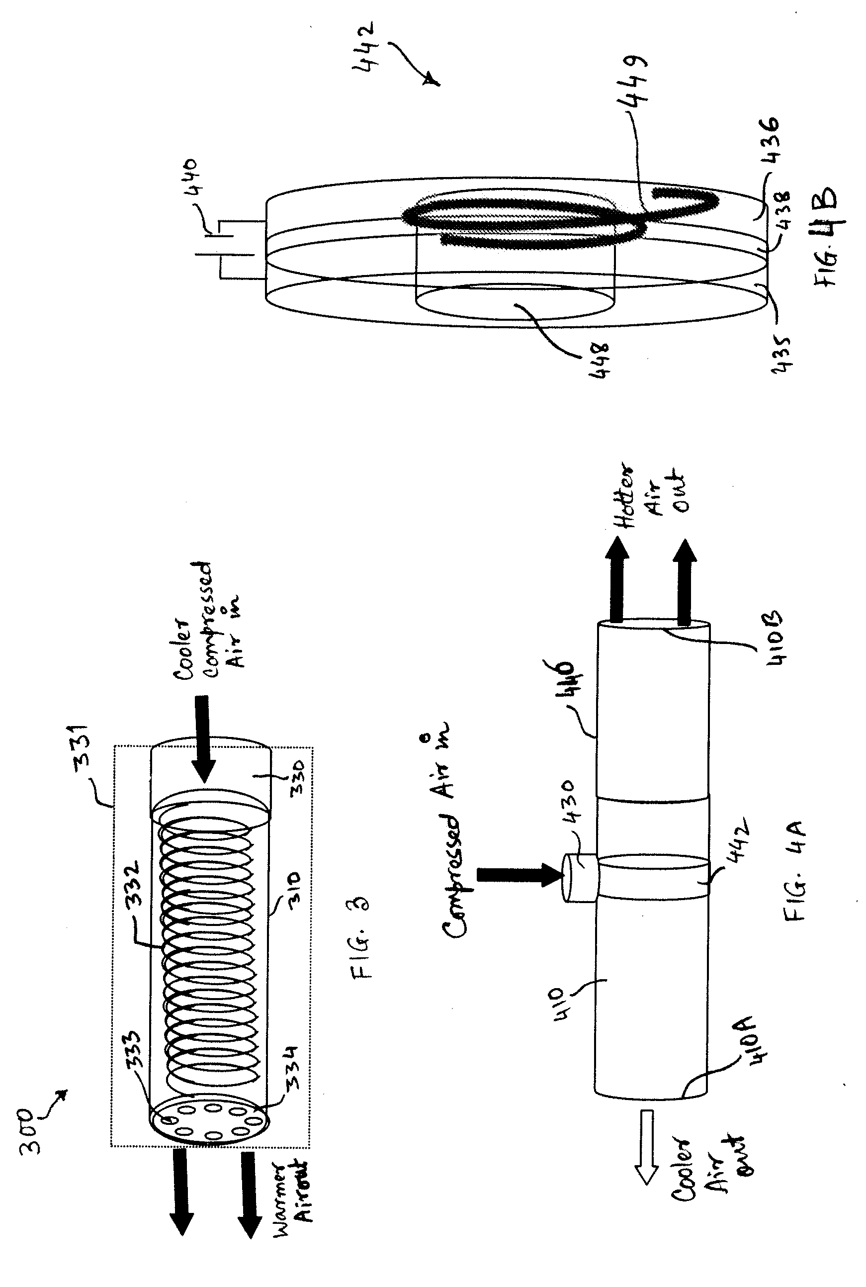 Heating and cooling system using compressed fluid