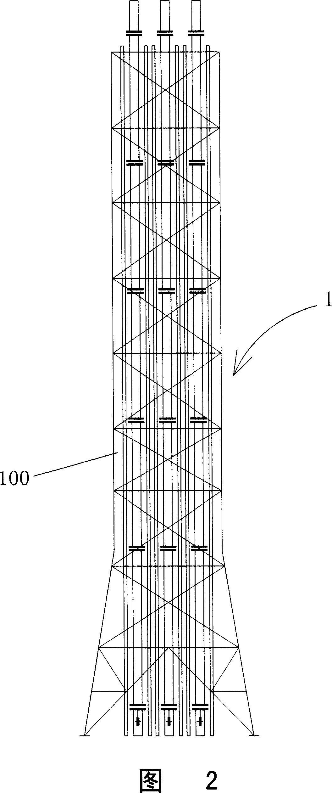 Self unloading binding overhead torch, its loading and unloading system and its loading and unloading method