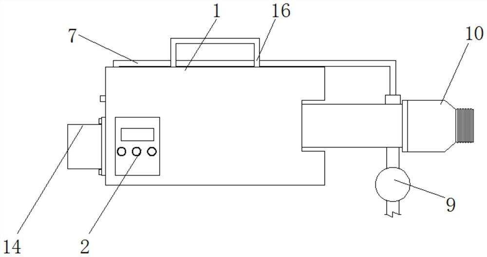 Automatic waste resin sampler