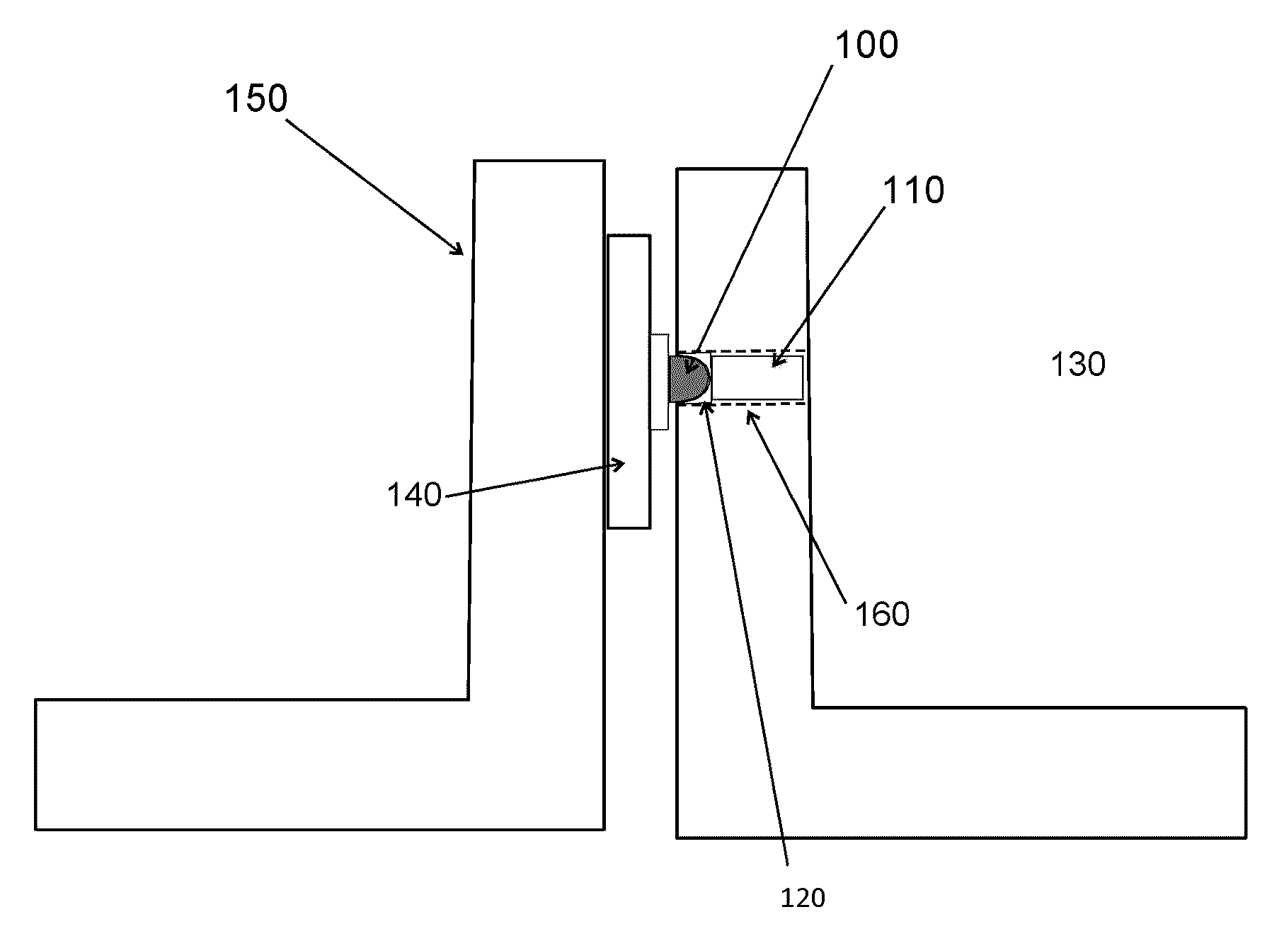 Solid state broad band near-infrared light source