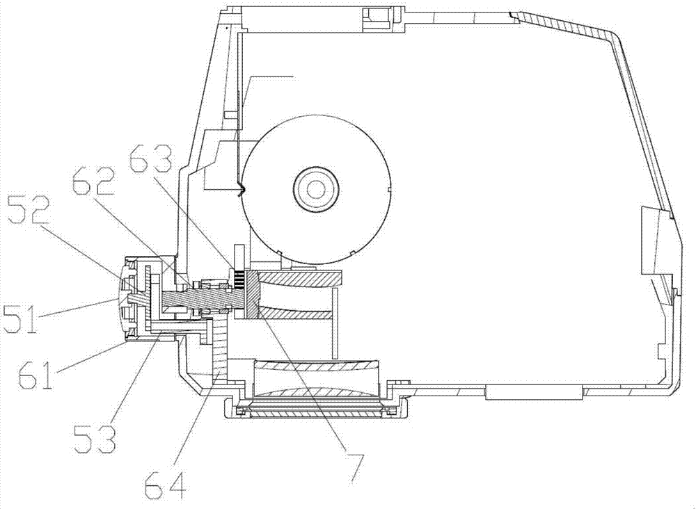 Multifunctional turn button of operation microscope and operation microscope