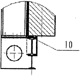 Integral lifting and sliding type protective airtight door