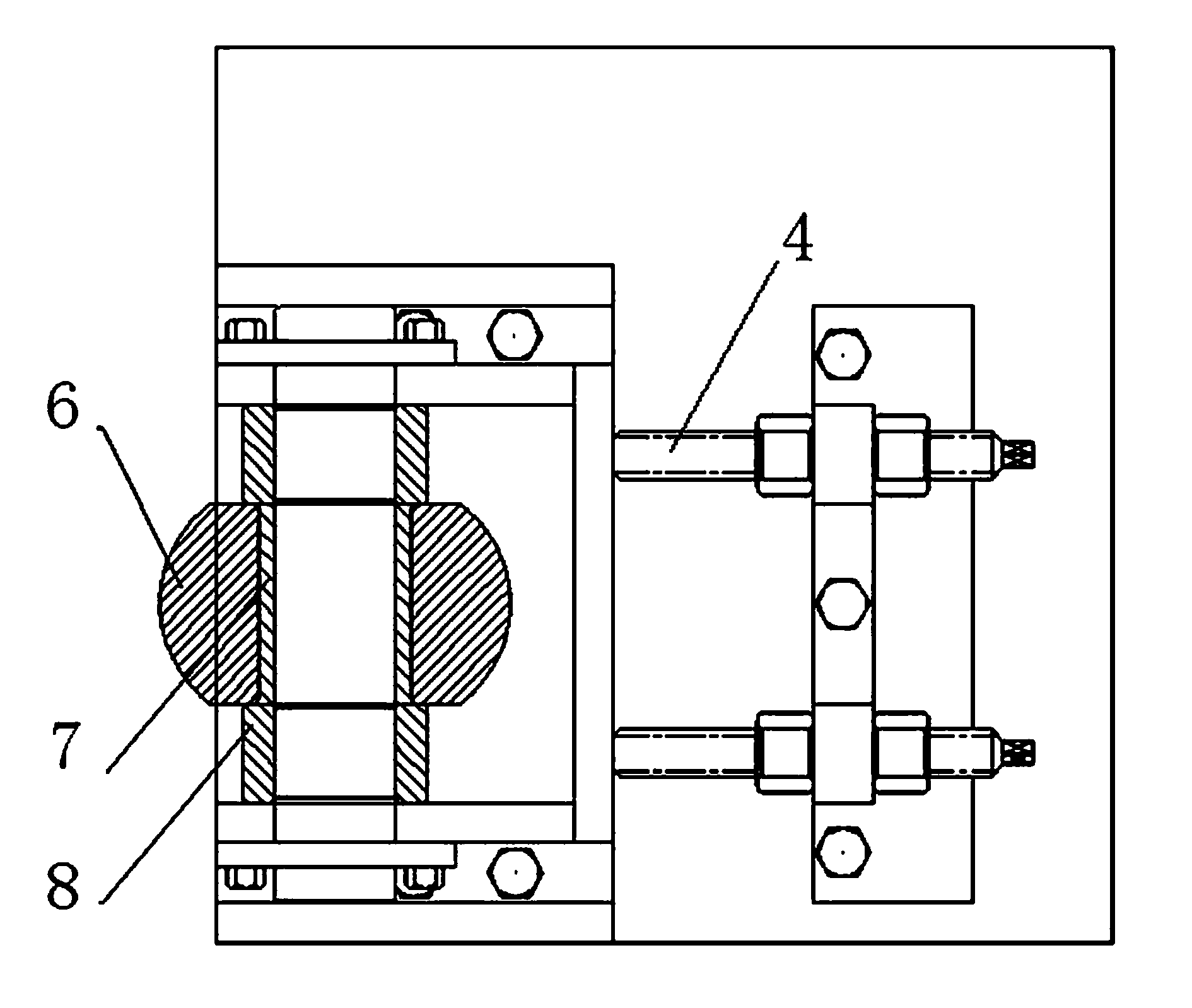 Deviation rectification mechanism based on track heavy-duty transport machine